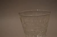 A fine and large Regency cut glass rummer