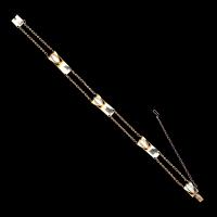 Archibald Knox gold and pearl bracelet for Liberty