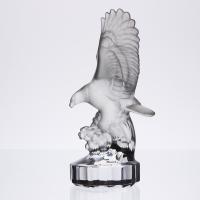 20th Century Glass Sculpture entitled "Eagle" by Goebel Glass