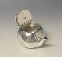 Bachelor sterling silver teapot 1906 James Dixon and sons