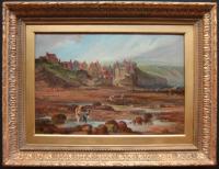 John Ward Knowles "Robin Hood's Bay" oil painting