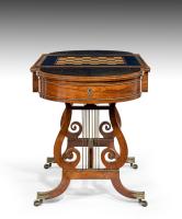 Gillows Regency rosewood games table