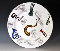 Piero Fornasetti Musical Pottery Plates
