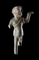 Greek Bronze Statuette of an Actor with Large Phallus