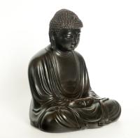 Japanese Bronze Of The Great Buddha At Kamakura