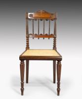 Regency period rosewood side chairs