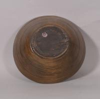 S/5771 Antique Treen Early 19th Century Deep Angled Sycamore Bowl