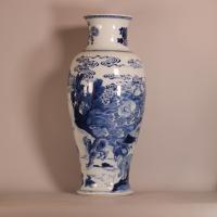 Other side of Kangxi blue and white vase