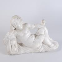 Early 18th Century Italian White Marble Putto