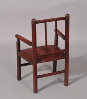 S/5848 Antique Early 19th Century Miniature Armchair Retaining its Original Paintwork