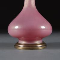 Pink Murano Glass Lamps by Seguso