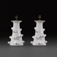 Abstract White Ceramic Table Lamps