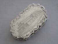 Victorian Silver Castle-Top Pill Box
