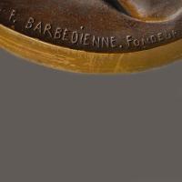 Gilt and Patinated Bronze Figural Five-Light Candelabra