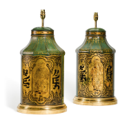 Green Tea Canister Lamps