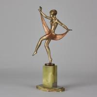 Early 20th Century Art Deco Bronze entitled "Sun Dancer" by Josef Lorenzl