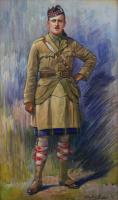 The Gordon Highlanders - Portrait of an Officer, 1917