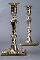 George III Brass Candlesticks