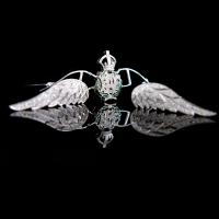 Royal Air Force Pilot’s Wings Brooch & Clips