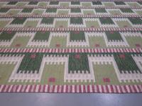 Striking Swedish Design Flatweave Carpet