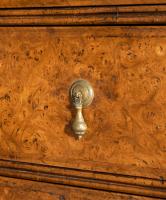 William and Mary Burr Elm Chest On Stand