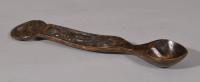 S/5889 A Late 19th Century Scandinavian Carved Love Spoon