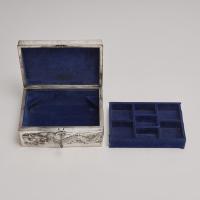 19th Century Japanese Silver jewellery box