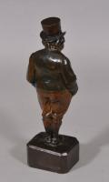 S/5896 Antique Carved and Decorated Figure of Mr Pickwick