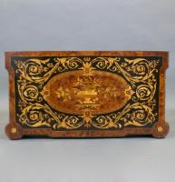 19th Century inlaid and ormolu mounted card table