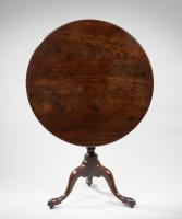George II mahogany tripod table