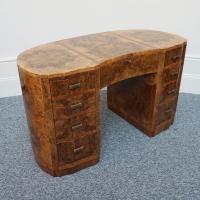 Art Deco Walnut Desk