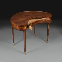 A Rare Kidney Shaped Writing Table
