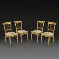 A Set Of 19th Century North Italian Chairs
