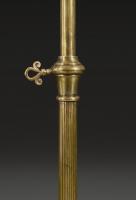 An Edwardian Brass Standard Lamp