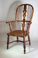 Handsome Large Scale High Back Windsor Chair