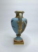 Royal Worcester vases. Swans, by Charles Baldwyn, dated 1904