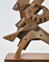 Cast bronze abstract form 3 by Umberto Mastroianni