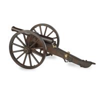 late 19th century scale model of field cannon
