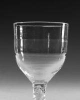 Antique glass rare Lynn goblet circa 1765
