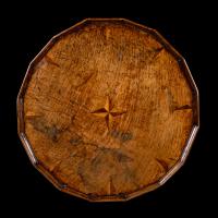 Regency carved oak tripod table