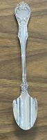 Victoria pattern silver cheese scoop 1914