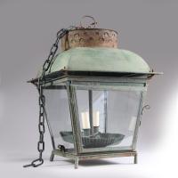 A late 19th century hanging lantern