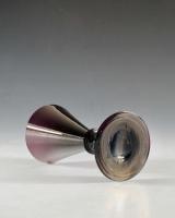 Antique wine glass amethyst English circa 1820