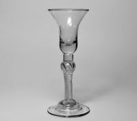 Composite stem wine glass Circa 1755
