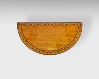 18th century pair of satinwood card tables