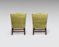 18th century pair of Gainsborough chairs