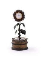 Early 19th century Sunflower clock
