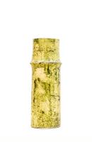 Tall yellow/green vase by Marcello Fantoni Italy