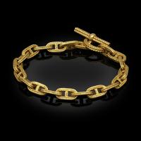 Gold Chaîne d'Ancre Style Bracelet