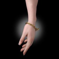 Gold Chaîne d'Ancre Style Bracelet